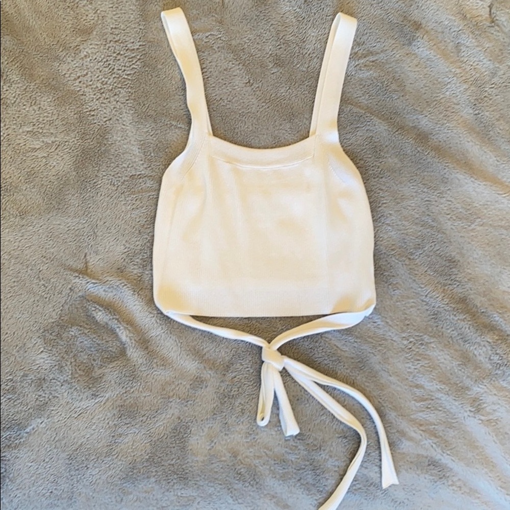Urban outfitters knitted crop top tank